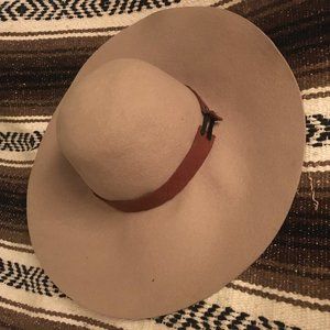 Goorin Bros. Tan Floppy Wool Felt Hat Medium
